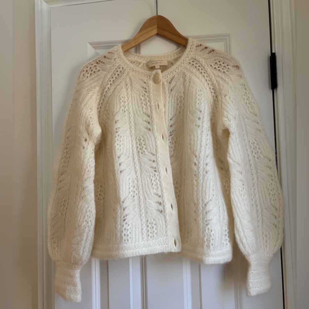 Sezane Alma Cardigan Écru. - Size S